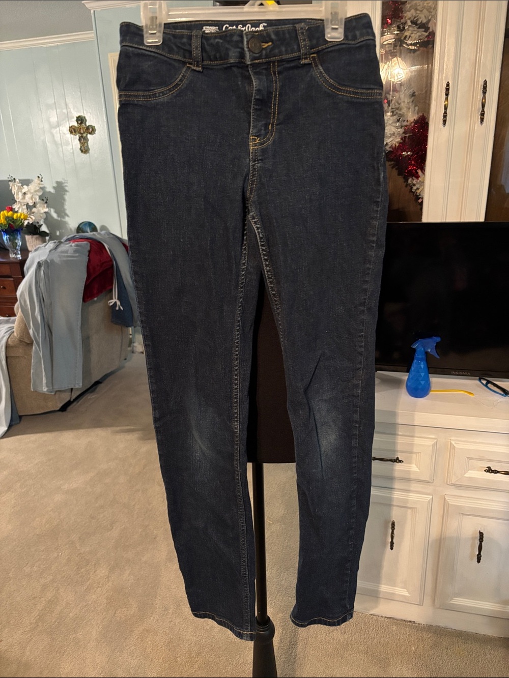 Cat & Jack Dark Blue Skinny Jeans